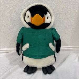 VTG JC Penny Collection Holiday Christmas Penguin Plush Stuff Animal Toy 22''